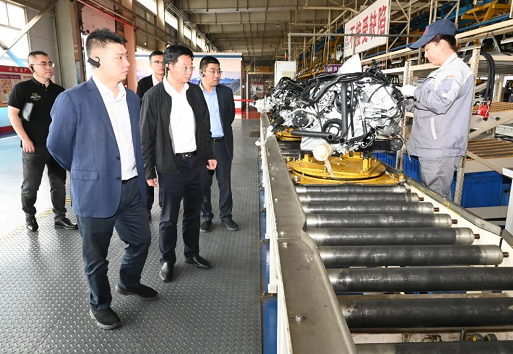 中信银行山西省行分管公司副行长范天民一行到威廉希尔中文网站参观考察