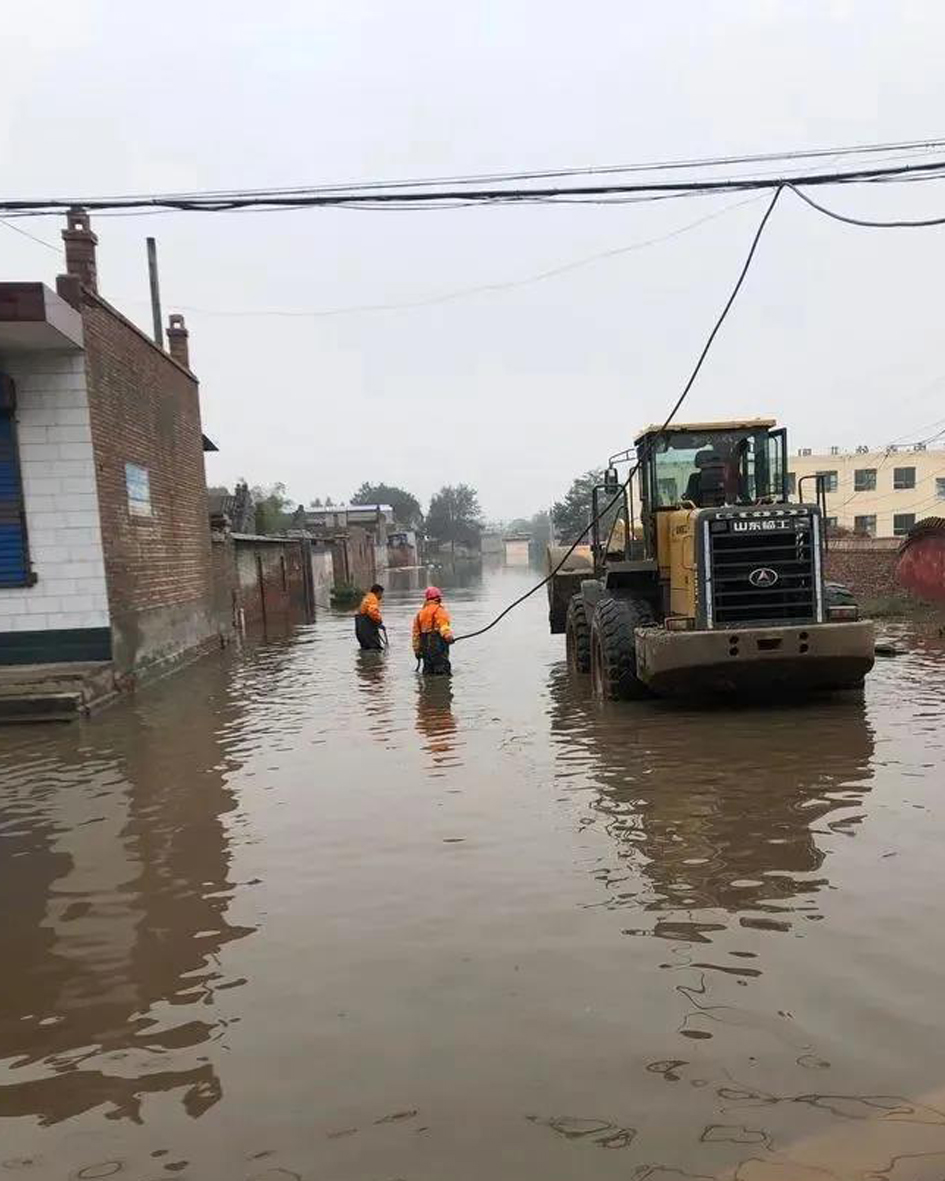 【救援简讯】威廉希尔中文网站联盛公司救援队顺利完成第一阶段排水任务